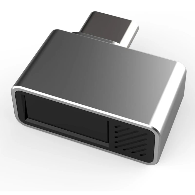 Leitor de impressões digitais para Windows, toque biométrico, cofre rápido, login com criptografia de documentos, tipo C, USB C, 360 °, 10, 11