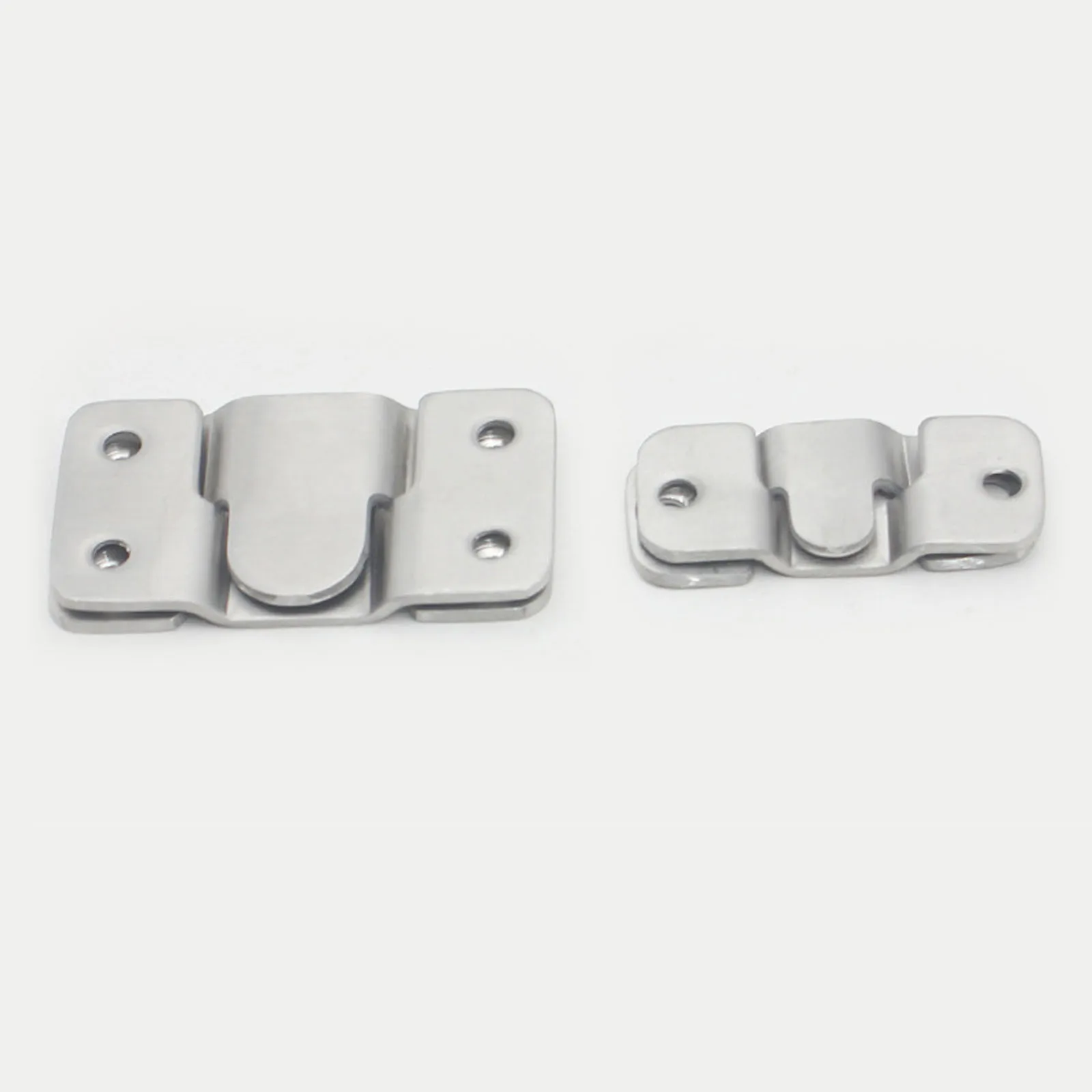 2pcs/4pcs Stainless Steel Hook Buckles Hanger with Screws 53mm/43mm Hanging Connecting Photo Frame Picture Mirror Wall Hangers