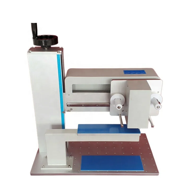 8025D Electric New Desktop Semi-Automatic Heat Press Machine 350mm Max Thickness 57x220mm Area Digital Foil Stamping for Gift