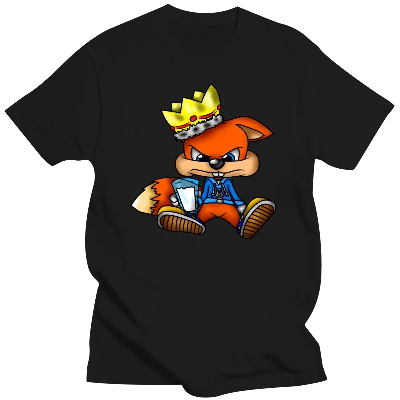 King Conker T Shirt 100% Pure Cotton Conker Conkers Bad Fur Day Conkers N64 Rare Classic Old School Vintage Old School