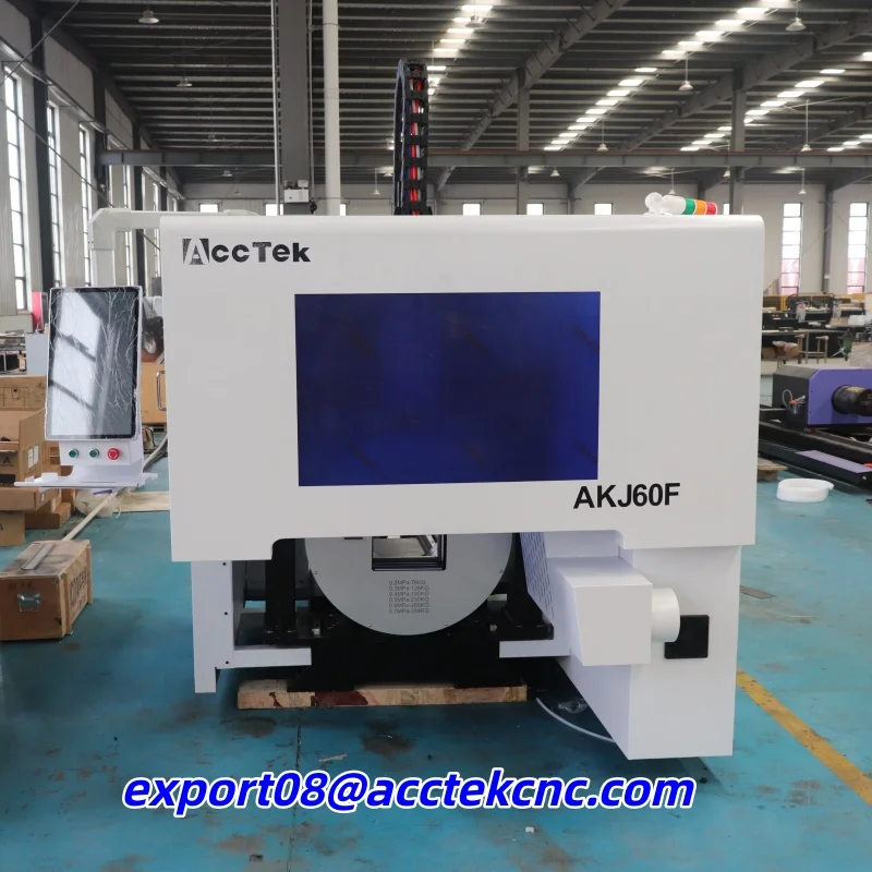Powerful Laser Fiber Tube Laser Cutting Machine cnc Structural Steel 1.5kw 2kw 3kw Gantry Fiber Laser Cutter Pipe Tube Cutter