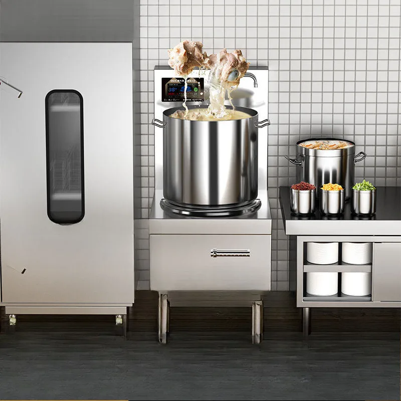 

Commercial induction cooker High power commercial soup stove 15KW high soup stove Short soup stove 8000W low soup stove