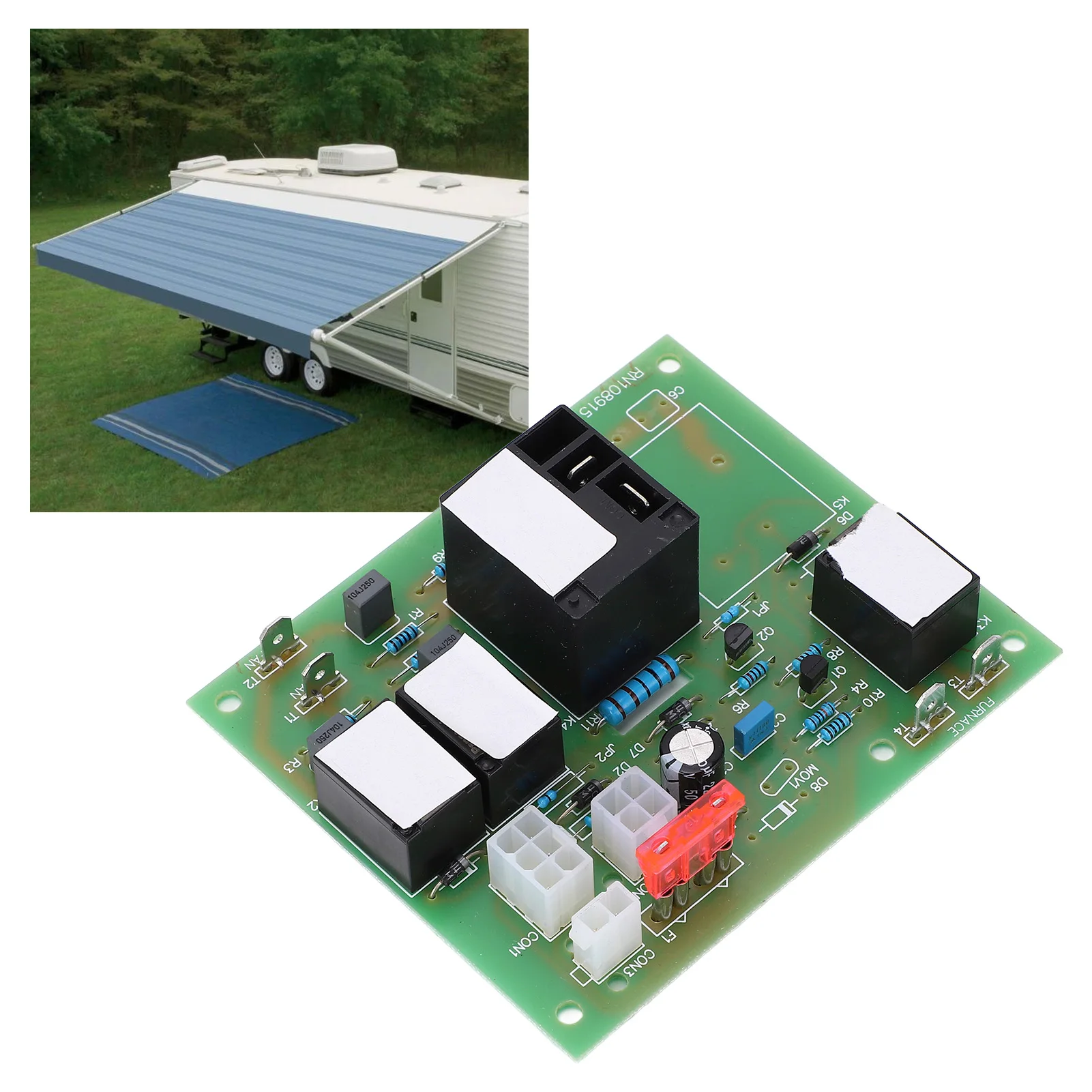 

RV Heat and Cool Analog Thermostat Control Circuit Relay Board 3106996022 for Dometic RV Air Conditioner 579 590 595 600 Series