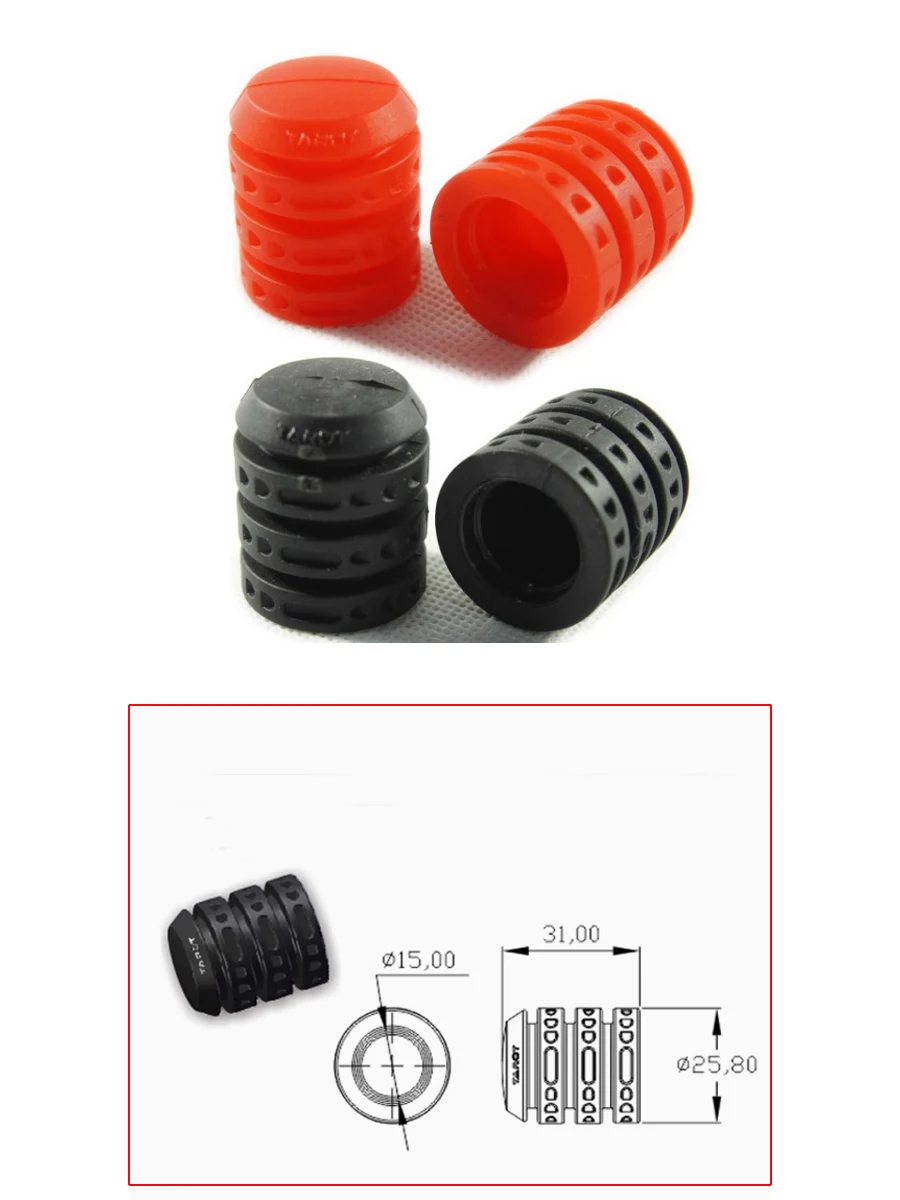 2pcs Drone Landing Gear Shock Absorber Silicone Pads Mounts 16mm DIY Tripod Cushion Brackets Easy Install