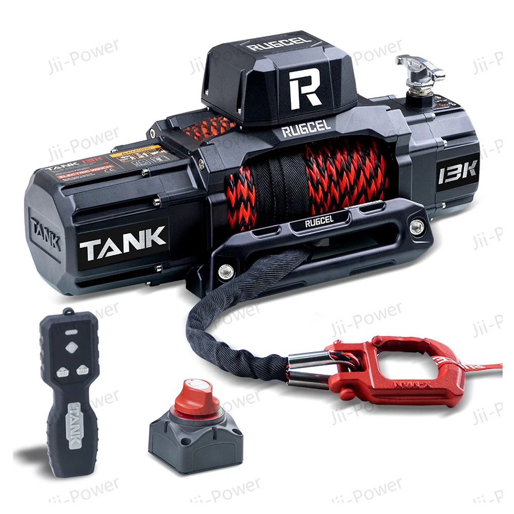 

Rugcel New Design 13000LBS 13500LBS 12000LBS Electric Winch For ATV/UTV 4x4 Off-Road Electric Winch Hoist