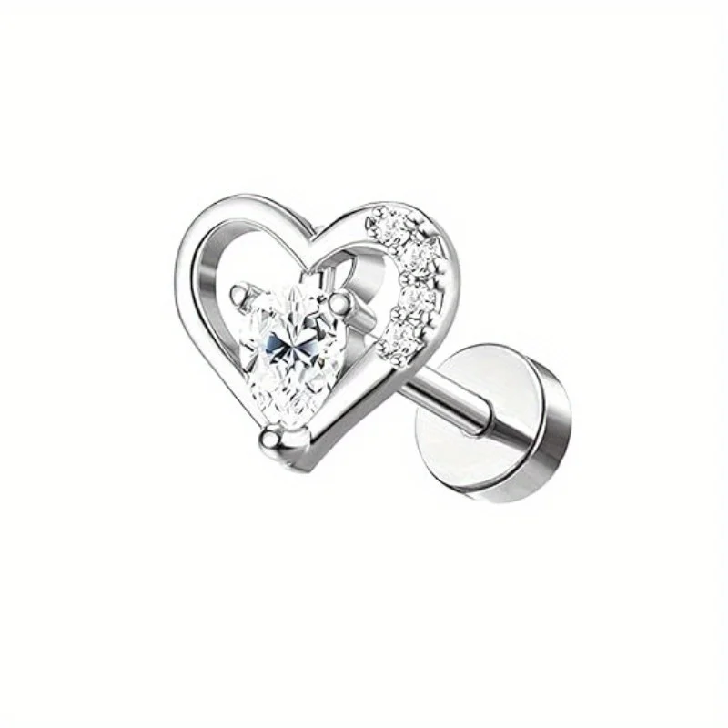 Women's Stainless Steel Stud Earrings by Drperfect