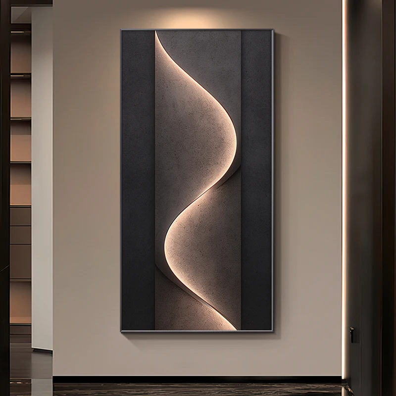 

Luxury LED Wall Lamp Living Room Background Corridor Hotel Home Decoration High-end Luster Hanging Painting Modern Mural Light