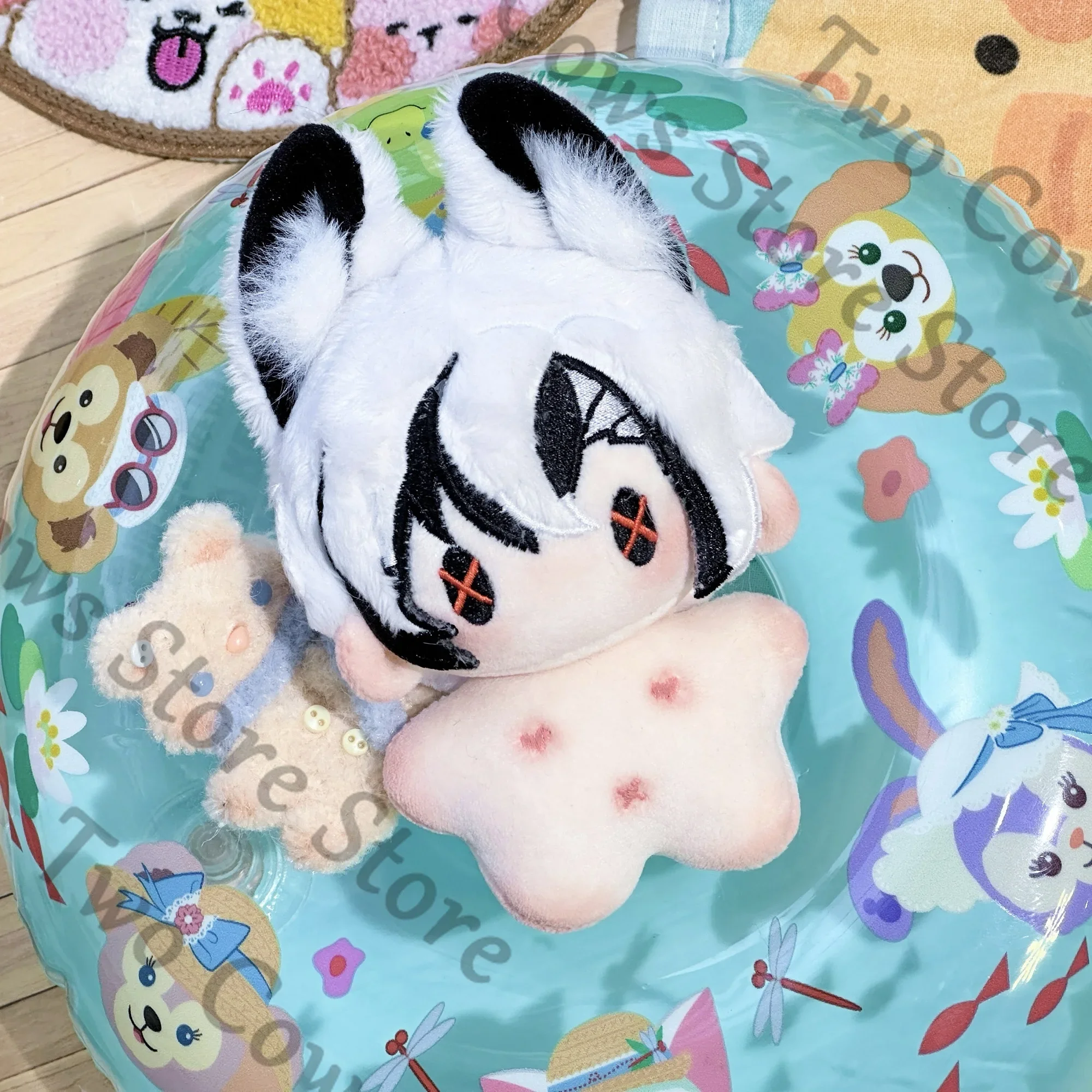 Gefüllte 10 cm Anime Genshin Impact Arlecchino Cosplay Plüsch Baumwolle Spielzeug Seestern Körper Puppe Cartoon Nette Puppen Maumet Puppet Geschenk