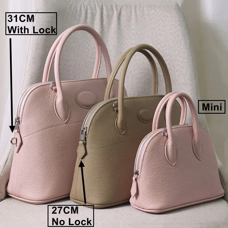 توغو حقيبة نسائية جلدية حقيقية جلد البقر شل حقيبة تنوعا مقبض علوي حقيبة كروسبودي للسيدات الفاخرة اليومية تخفيف المحفظة #6