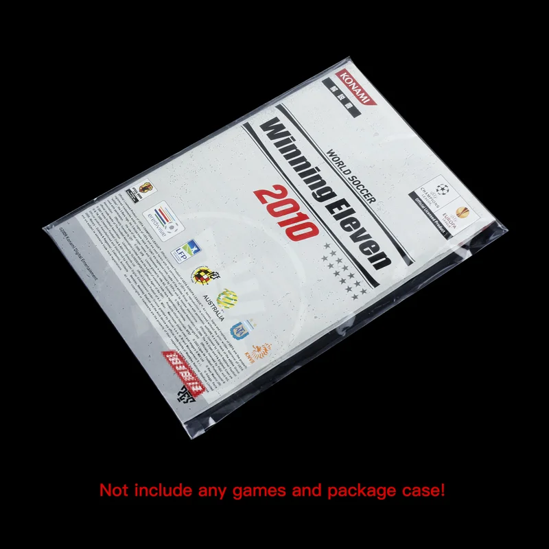 Funda resellable para juegos de PS3 y CD, bolsas de plástico OPP, manguitos de folleto de instrucciones para Sony PS3, accesorios de almacenamiento