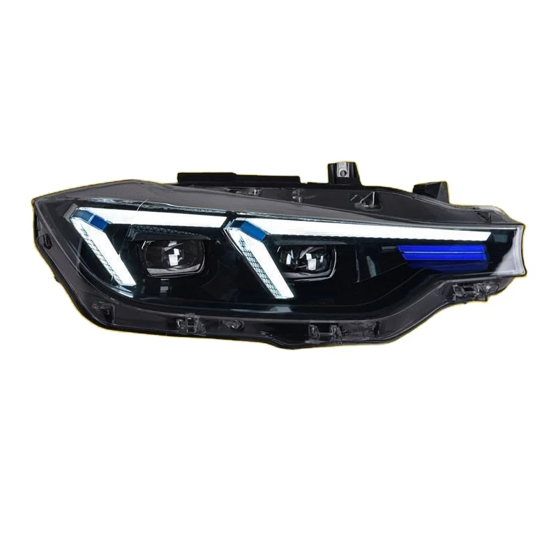 Modified 3 Series LED Headlight Assembly 13-18 F30F35 New Daytime Running Light Water Running Steering LED Specially Designed