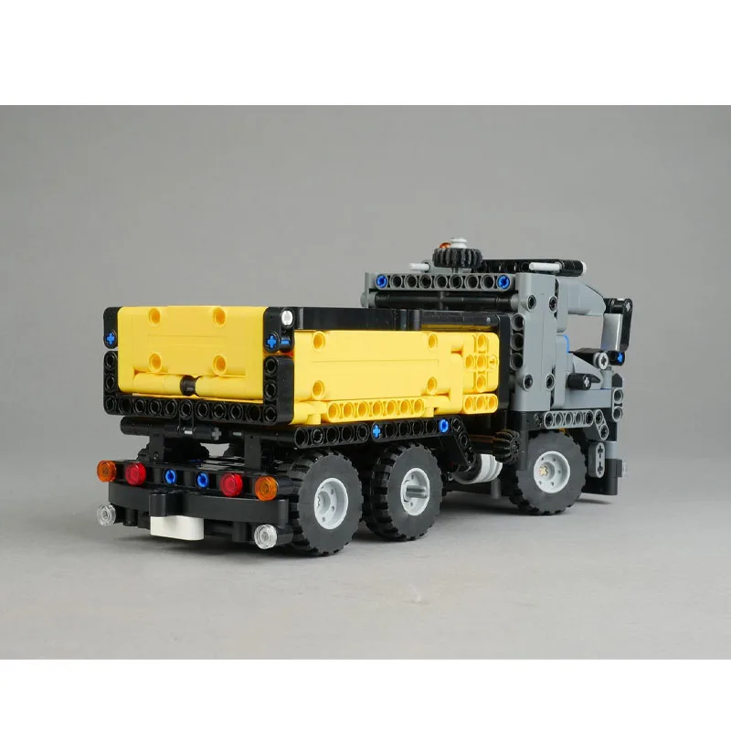 

MOC-225845 Новая модель городского самосвала с плоским кузовом, конструктор из 716 деталей, креативный подарок для мальчиков на день рождения