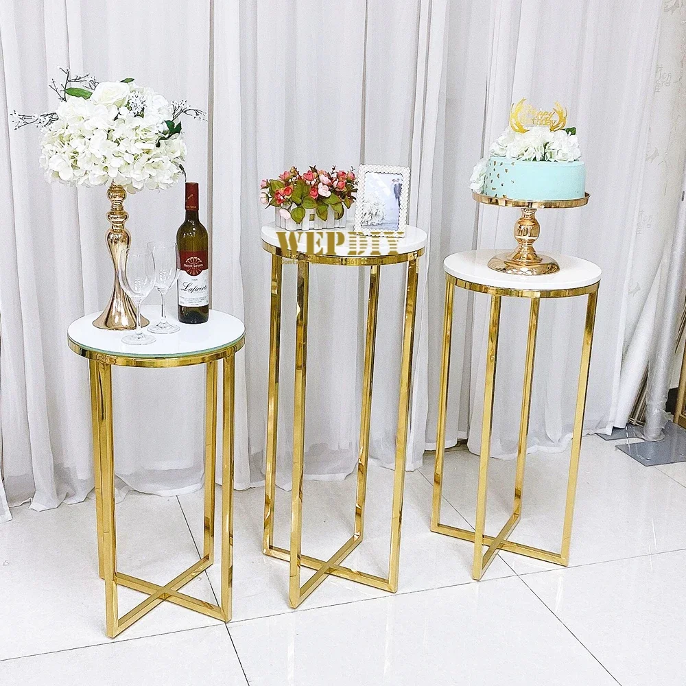 Suministros para fiesta de cumpleaños, soporte para pastel de boda, conjunto de mesa, centro de mesa, decoración de boda