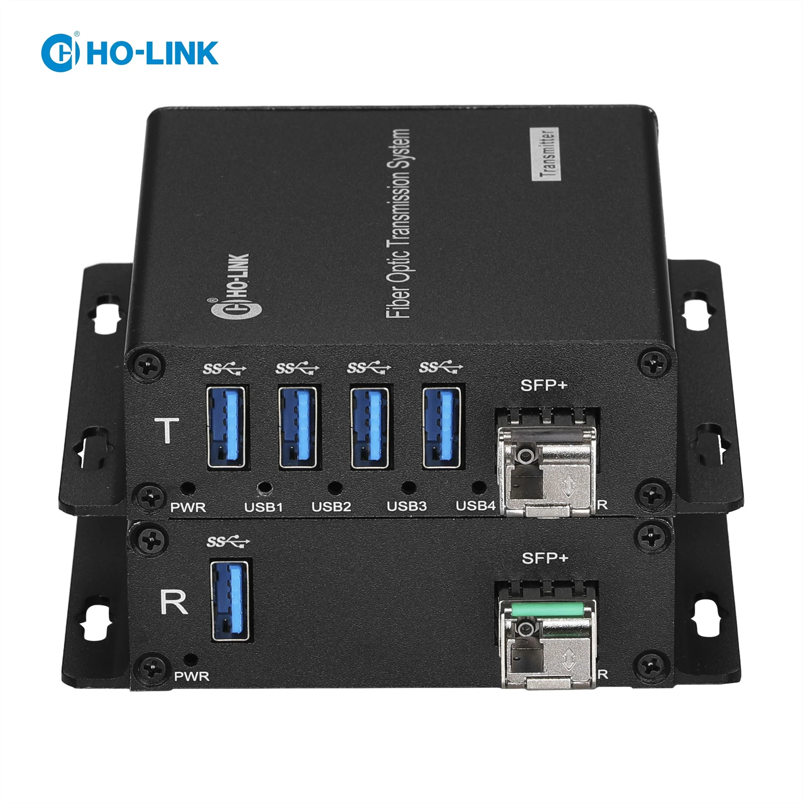 HO-LINK USB 3.0 Fiber Optic Converter with 250m SFP LC Module Fiber Optic Extender