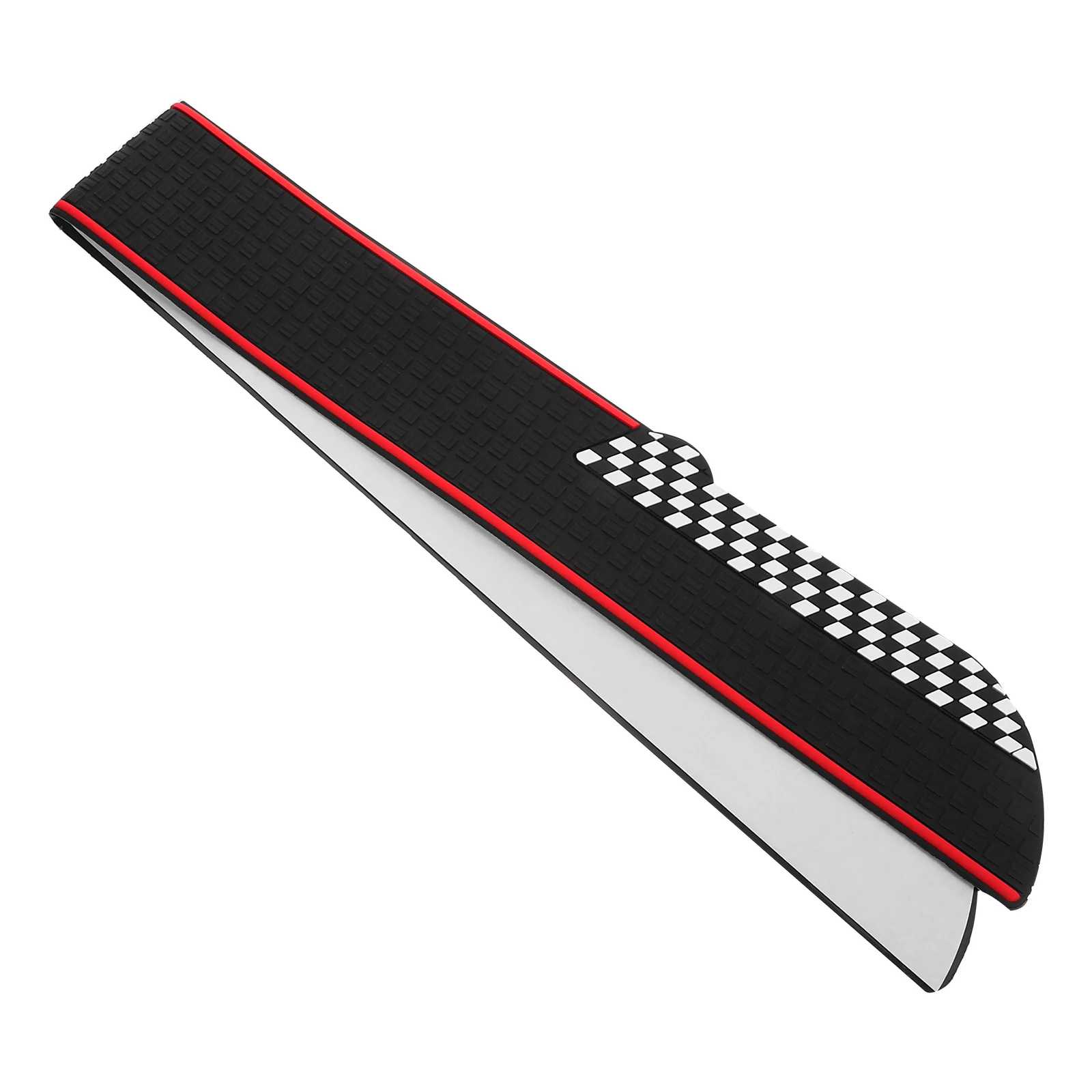 

Rear Bumper Protector Car Bumper Strip Black PVC Material Self-adhesive Trunk Guard License Plate Guard Anti-scratch