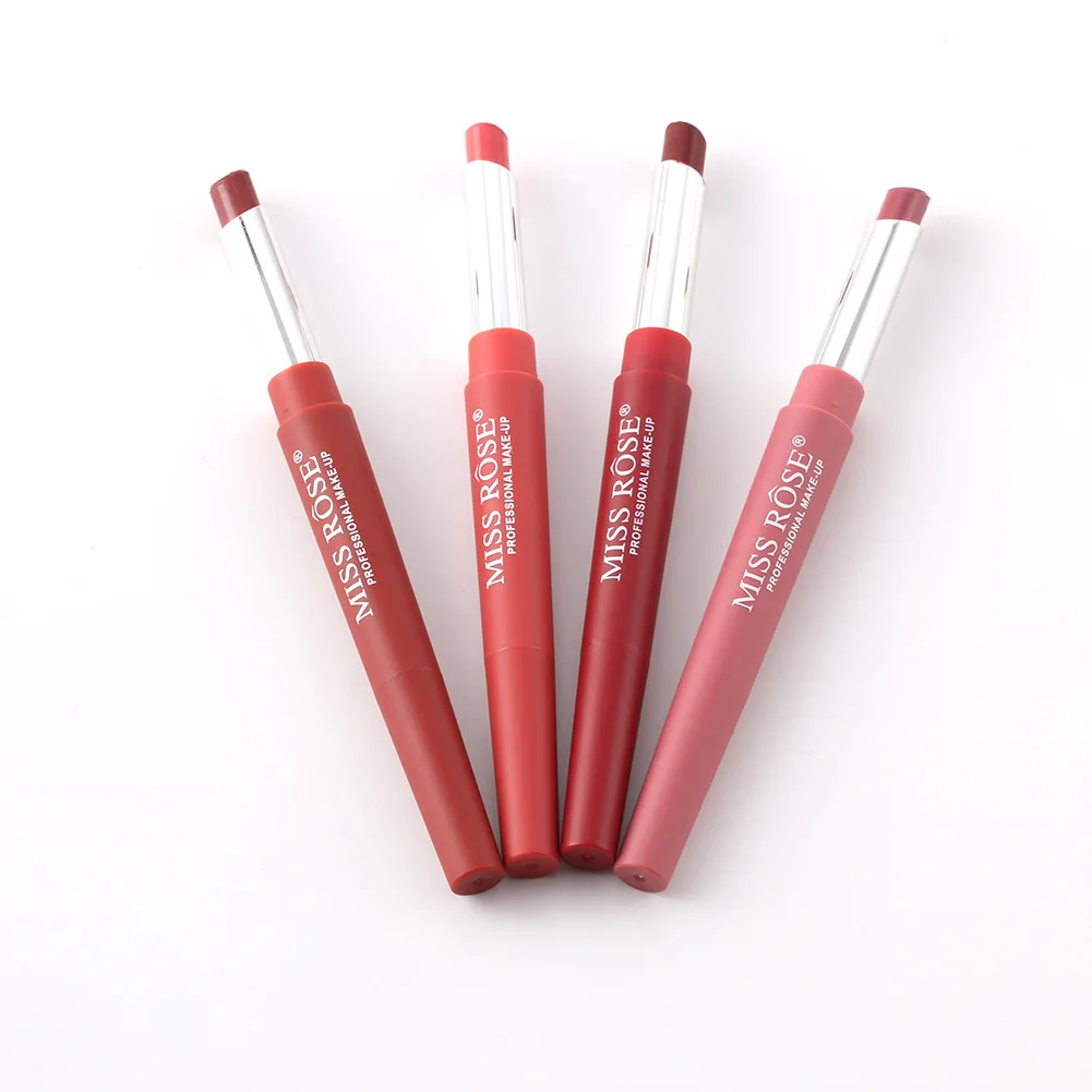 Maquillaje Lipstick Lip Liner Rotating Multi-functional Waterproof Beauty Matte Makeup Lasting Waterproof Lip Glosses