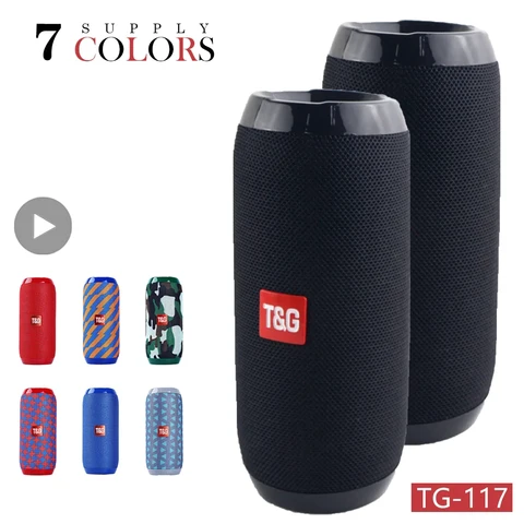 Portable Wireless Speaker with FM Radio