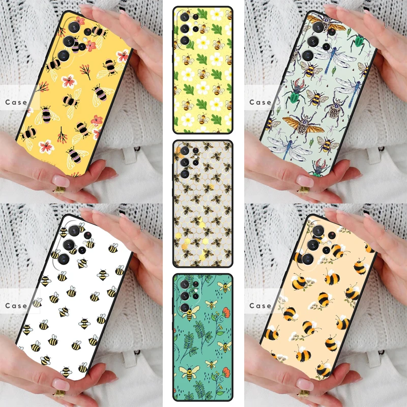 Midsummer bee garden honey guards TPU Phone Case for Samsung Galaxy S26 S25 S24 S23 S22 S21 S20 Note10 Plus FE Ultra Cover