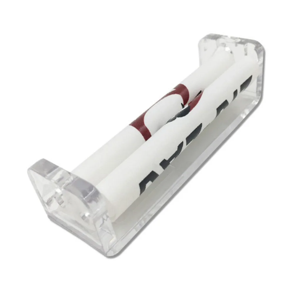 

78mm Acrylic Plastic Manual Cigarette Filler Roller Injector Machine with Tube and Puller Kit for Smoking Accessories