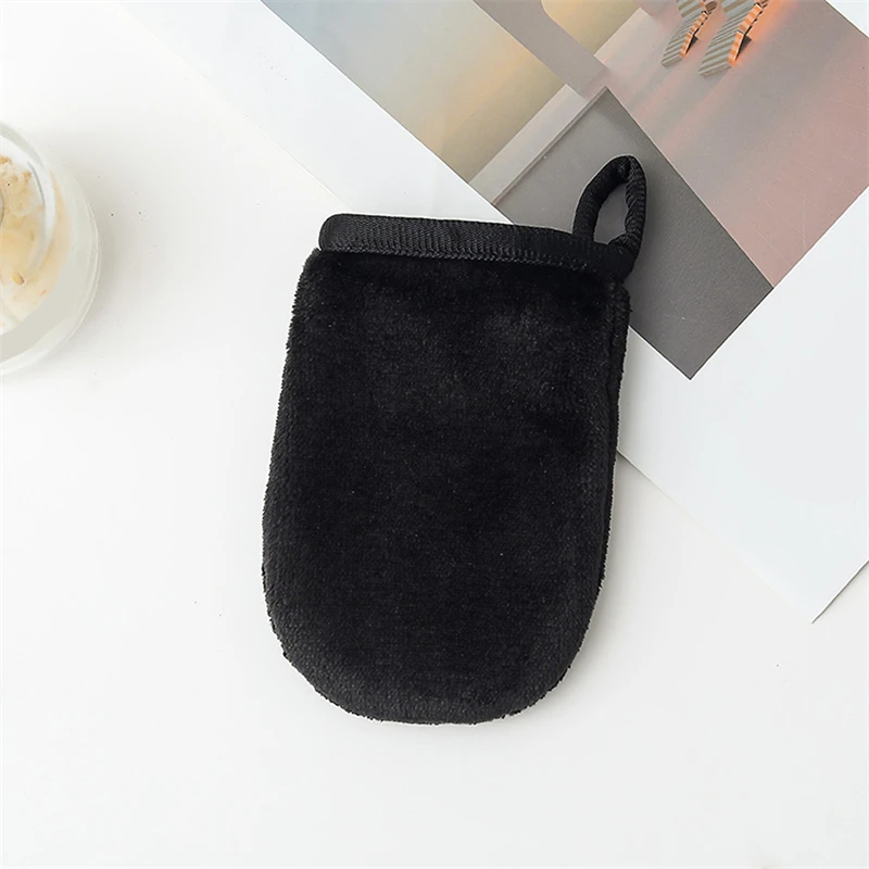 Makeup Remover Cleansing Gloves Reusable Microfiber Face Care Towel  Makeup removal glove Cleansing glove