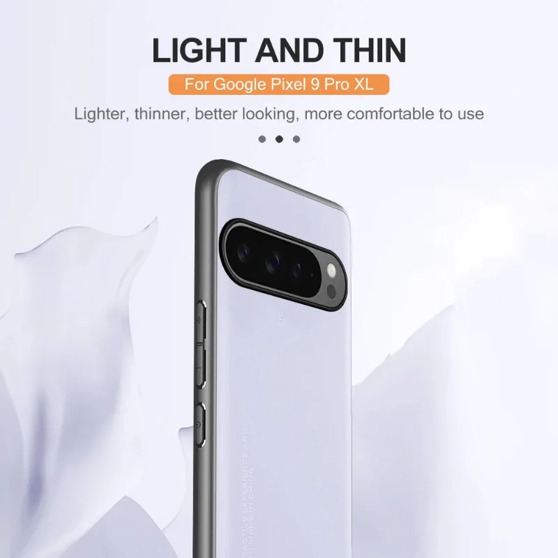 حافظة لهاتف جوجل بيكسل 10 برو XL حافظة هاتف جلدية PU عادية لهاتف Pixel10Pro XL غطاء غير لامع من السيليكون المقاوم للصدمات حافة ناعمة الغطاء الخلفي