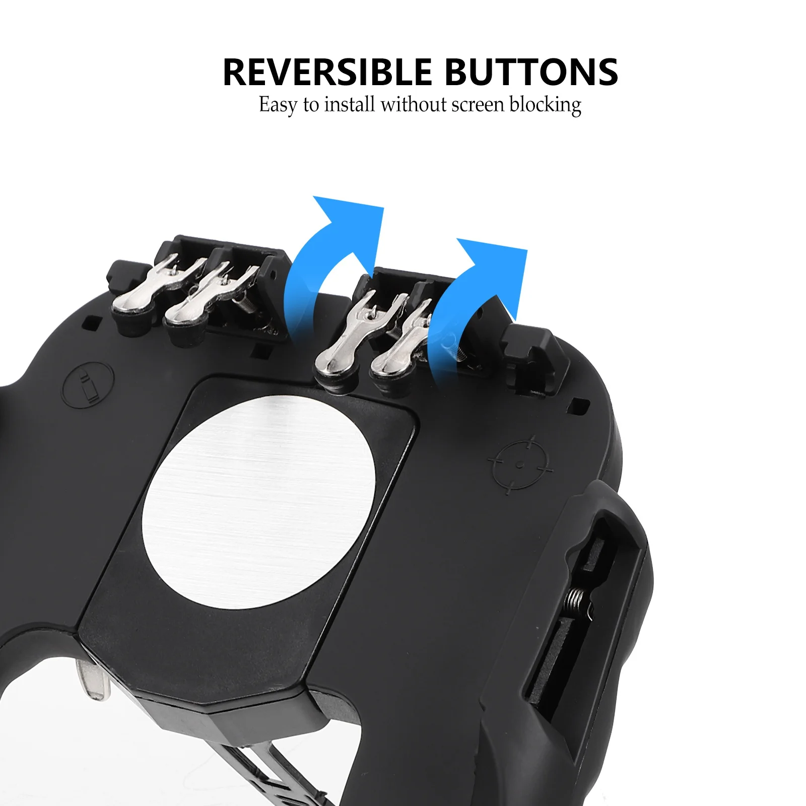 

Mobile Game Controller Phone Game Trigger Adjustable Spring Tension Clamp Ergonomic Gamepad with Anti Slip Grip for Mobile Phone