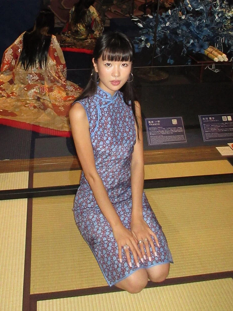 Elegante Vestido Qipao con Est - Photography Young reseña y precio