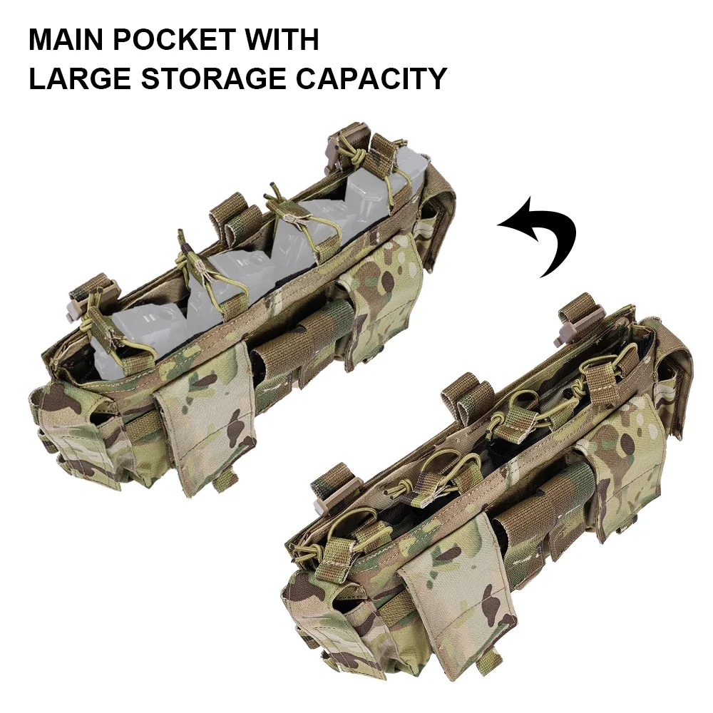 SINAIRSOFT MF Style Gen IV Kompatible Tischkarten 5,56 Magazintasche für Airsoft Tactical Chest Rig Weste Outdoor Jagd Schießen