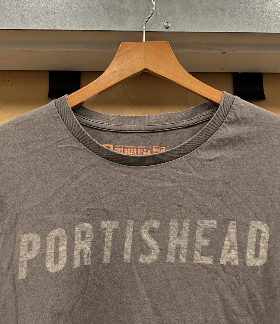 RARE Y2K Portishead Shirt Size Medium Trip Hop Massive Attack Band Tee