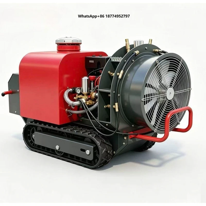 Eco Friendly Low Fuel Consumption Engine Orchard Vineyard Pesticide Power Tracked Crawler Sprayer