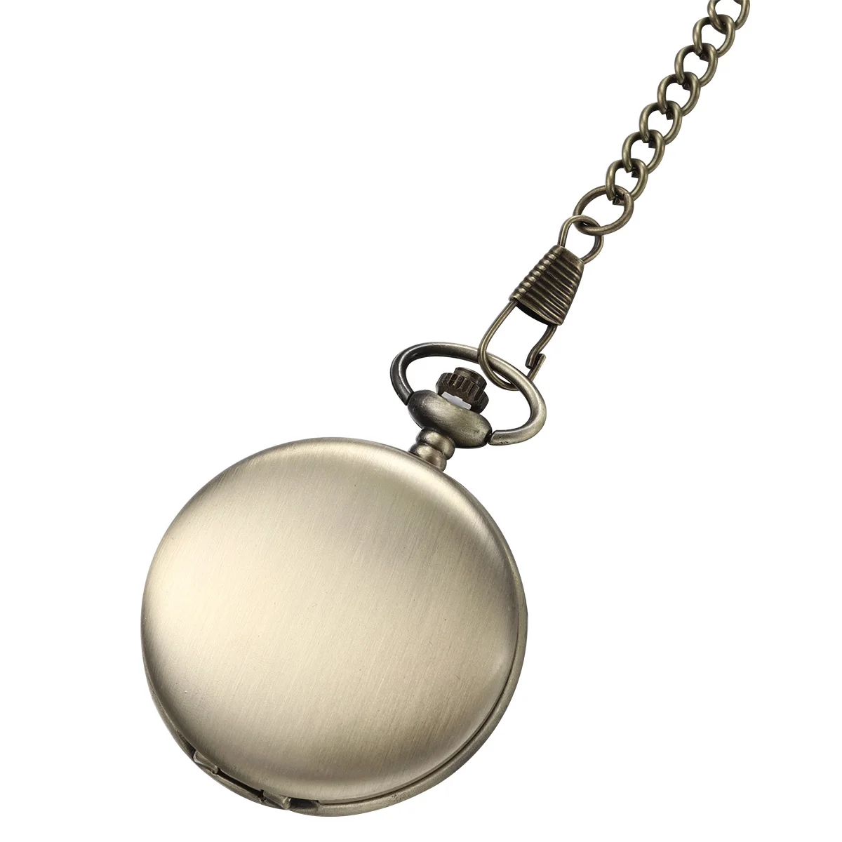 

1Pcs Pocket Watch Bronze Two-Faced Alloy Classic Quartz Pendant Necklace Fashion Decoration Classic Pocket Watch