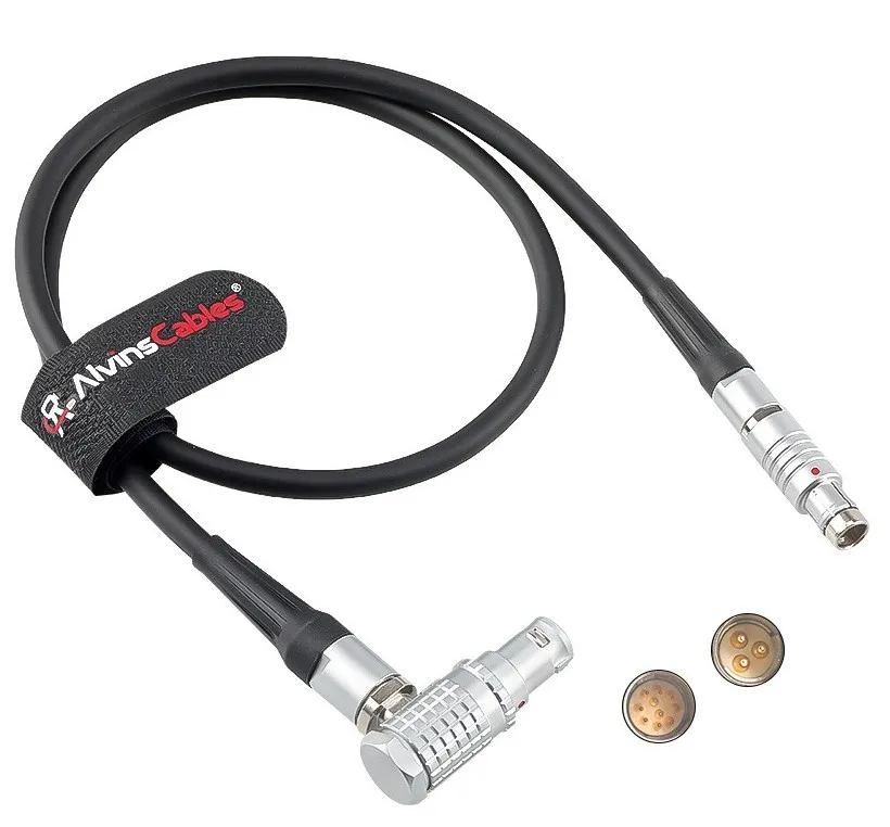 

Preston MDR3| MDR4 Run-Stop Cable for ARRI-Alexa Camera Right Angle 1B 10 Pin Male to 3 Pin Male RS Cable 60cm|23.6inches