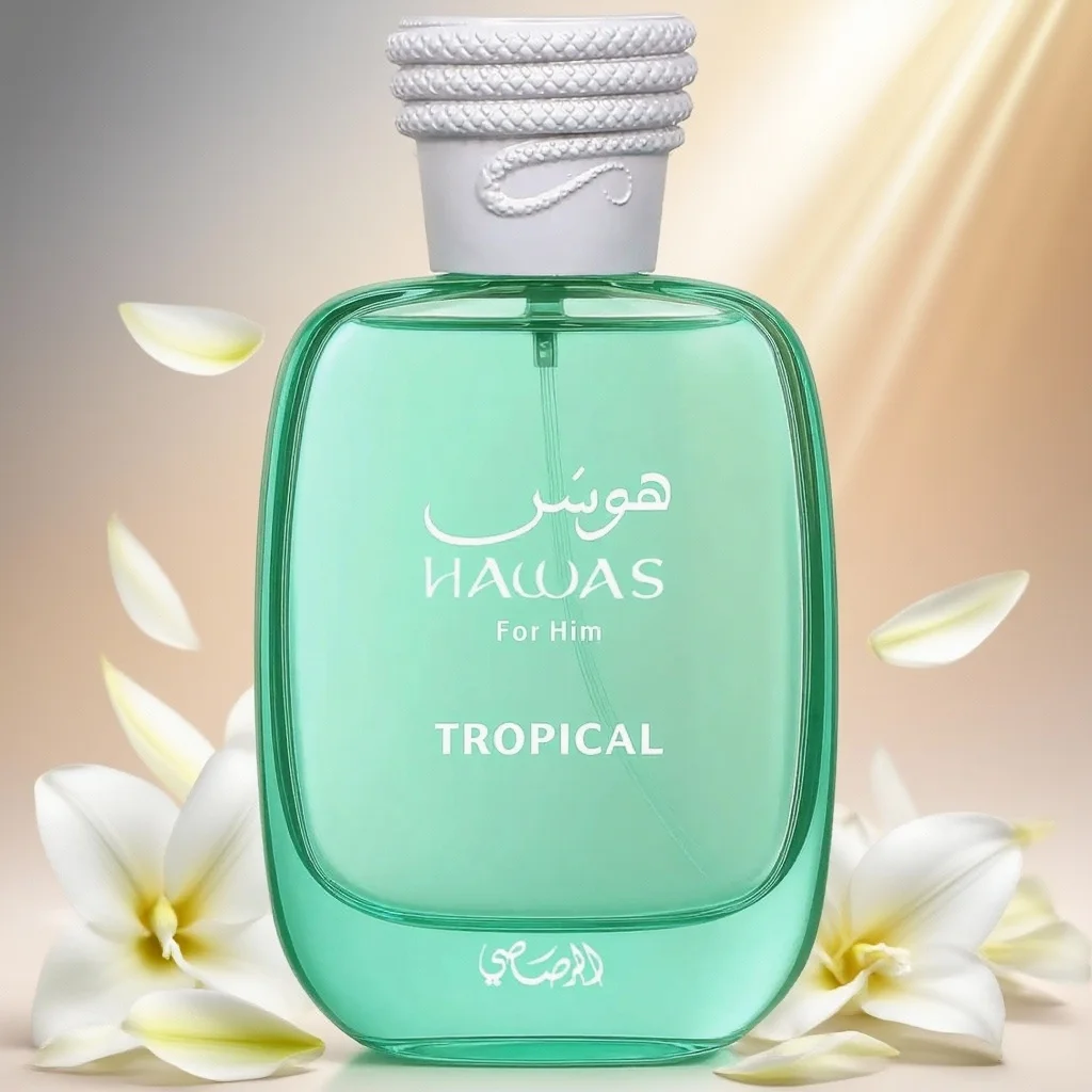 Rasasi Hawas Kobra & Malibu & Tropical EDP 3,4 oz / 100 ml – Fresh Aquatic Woody Langlebiges Herren-Köln, Luxus-Geschenkset-Link
