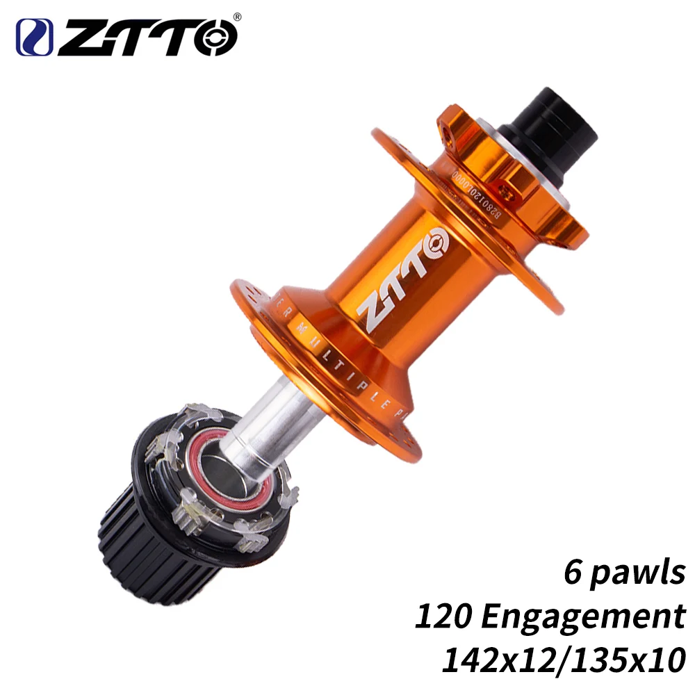 ZTTO P5 Disc Brake 6-Bolt Hub 32h 28h 36 Hole MTB Hub 120