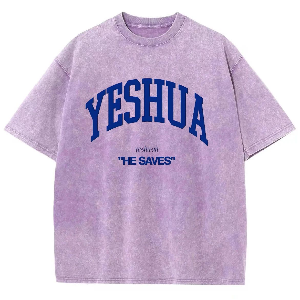 YESHUA Y2K Washed Short SleeveS T-Shirt, Creative Printed Unisex Oversized Vintage Streetwear New Fashion Plus-Size Casual Tops