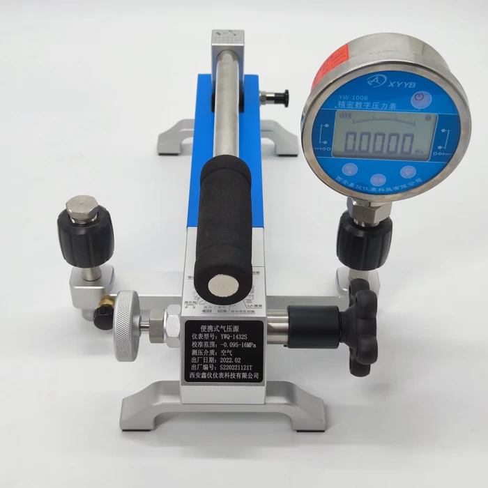 160Bar High Pressure Manual Pneumatic Pressure Test Source Portable Pressure Pump