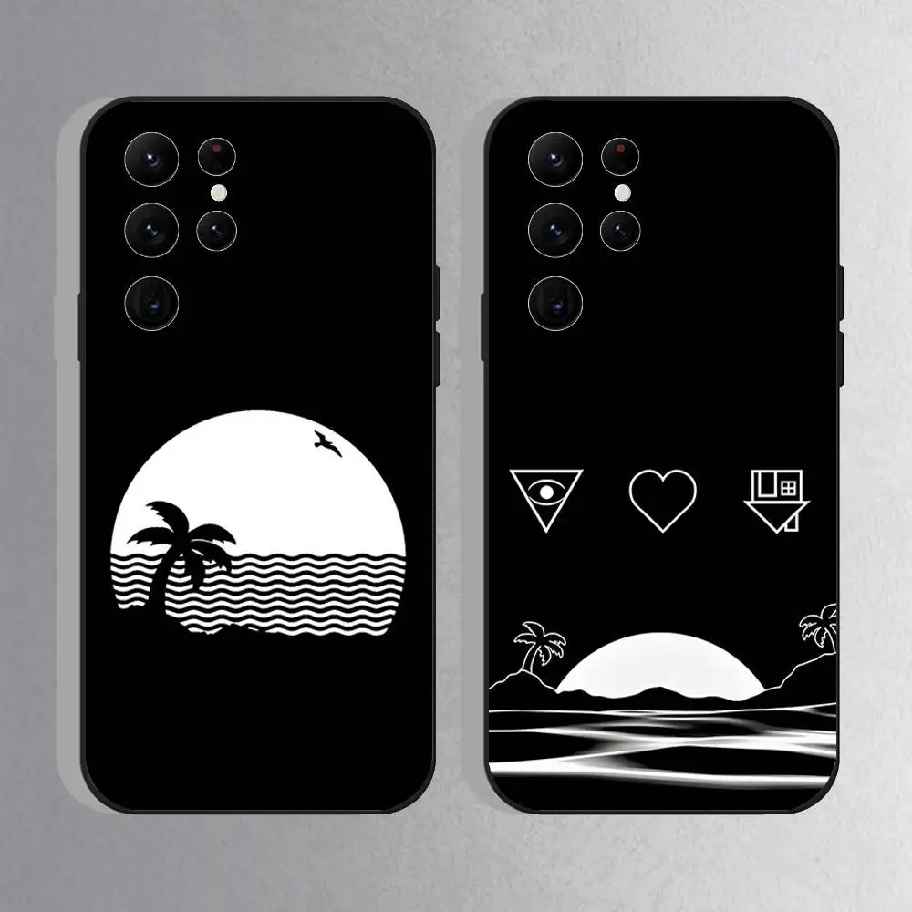 

The Neighbourhood Band Phone Case For Samsung S25,S24 Ultra,S20,S30 plus,S22 Plus,S23,Ultra 5G Silicone Black Shell