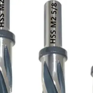 HSS Taper For Bridge Reamer 1/2 Inch Shank Spiral For Flute Drill Bit For Metal Aluminum Brass Copper Iron Steel Hole Aligning