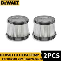 DEWALT DCV5011H HEPA Filter 2PCS Applicable 20V Handheld DCV501 Cordless Vacuum Cleaner Screen Element Household Accessories