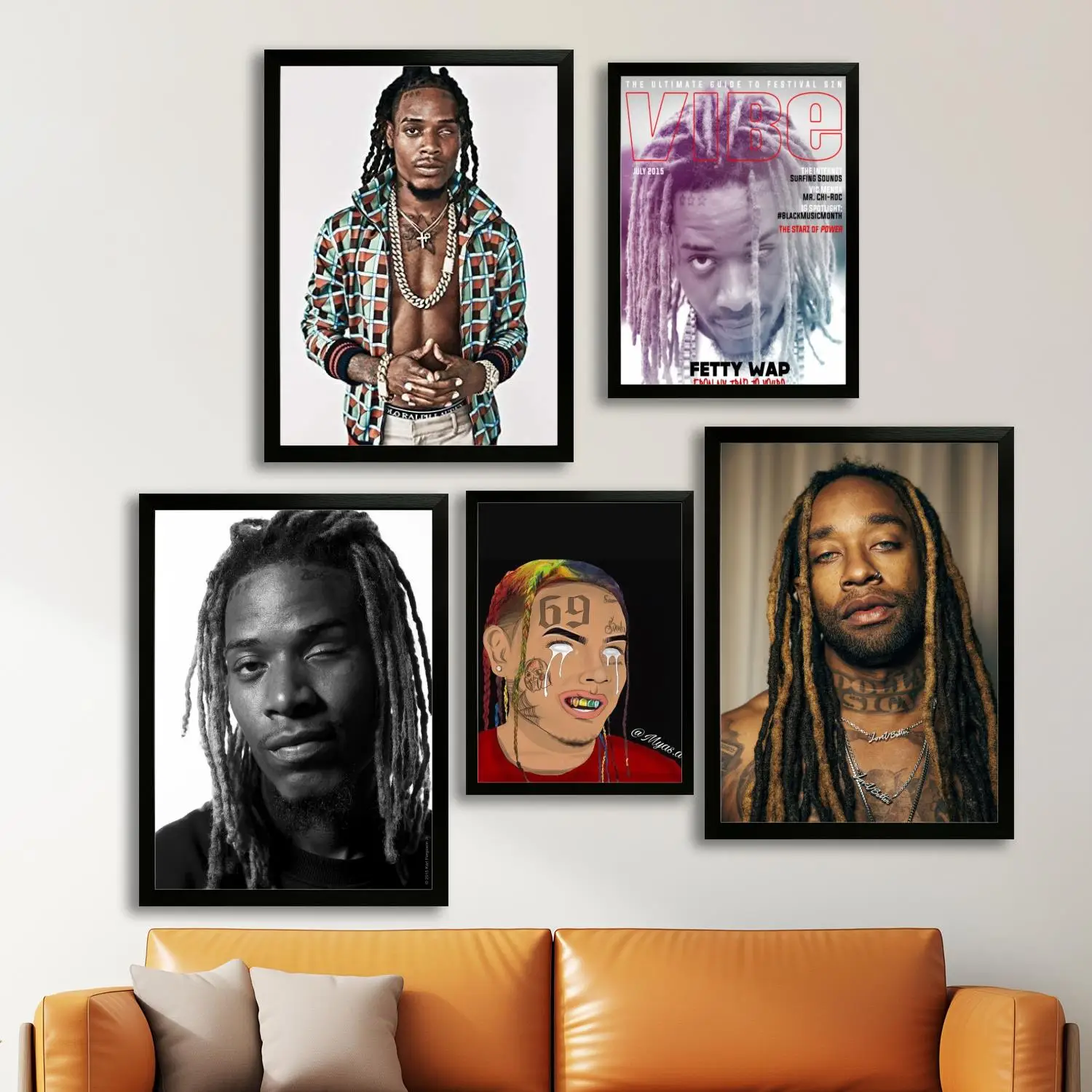 Fetty Wap Canvas Art Poster and Wall Art Picture Print, Modern Family Bedroom Decor Posters,Decorative painting