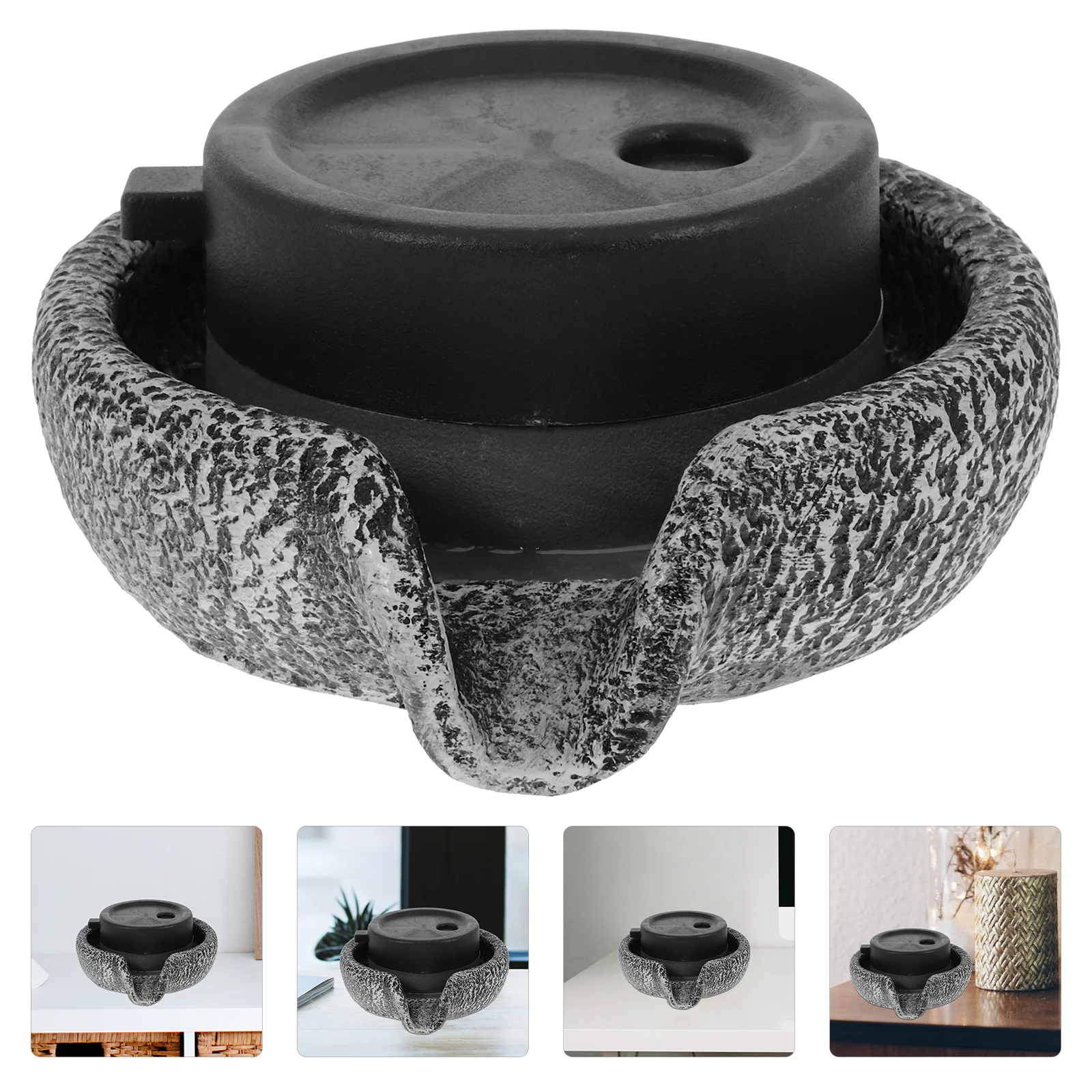 

1 комплект, каменная мельница, статуя, мини-водяная мельница, украшение, нежный компактный размер, сделай сам, макет сцены, орнамент, макет сцены, орнамент