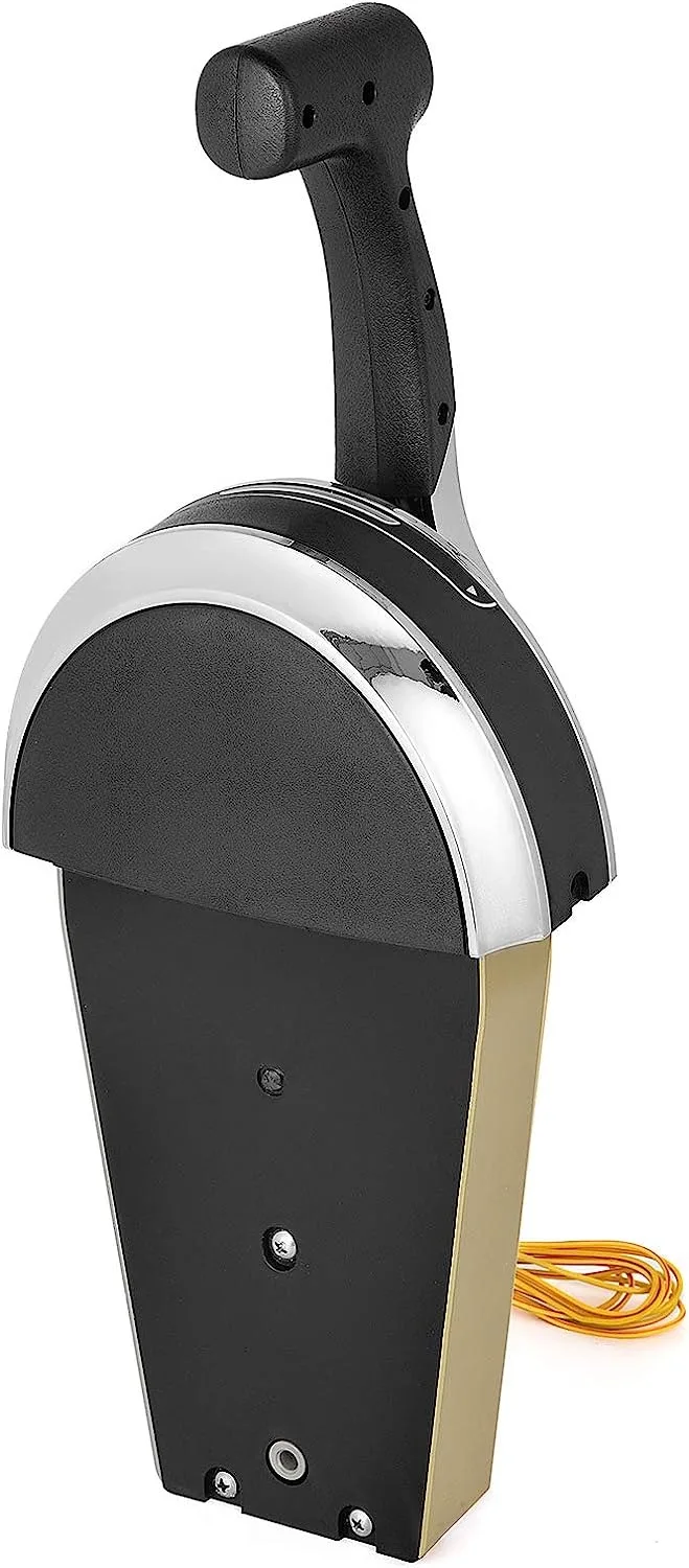 Single Binnacle New Outboard Top Mount Remote Control Console Alloy Boat Engine Throttle Tilt/Trim Switch 8M0059686