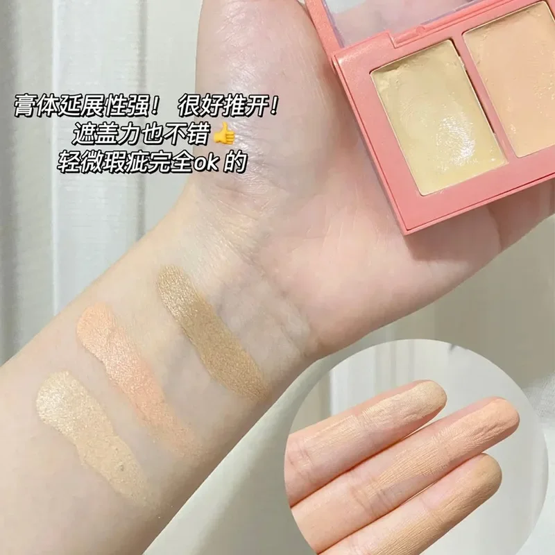 

Spenny 3 Colours Concealer Concealer Palette Conceal Blemishes Acne Marks Dark Circles Face Tear Troughs Highlighting cosmetic