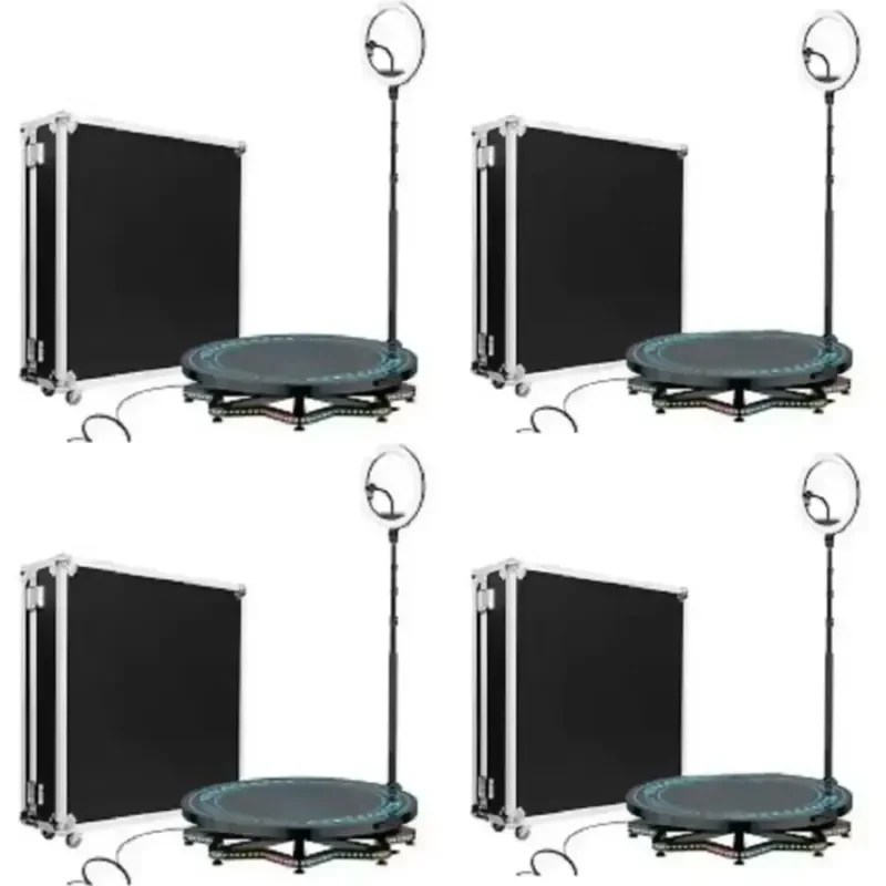 Original New Portable Rotating Camera Selfie Platform Slow Motion Booth Machine Rotating Bracket for Smartphones
