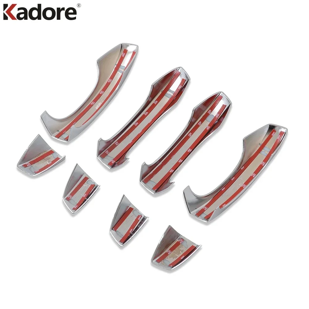 لفولكس واجن أطلس تيرامونت 2017-2022 2023 2024 كروم الجانب مقبض الباب حماية ملصق غطاء الكسوة الخارجي اكسسوارات السيارات #6