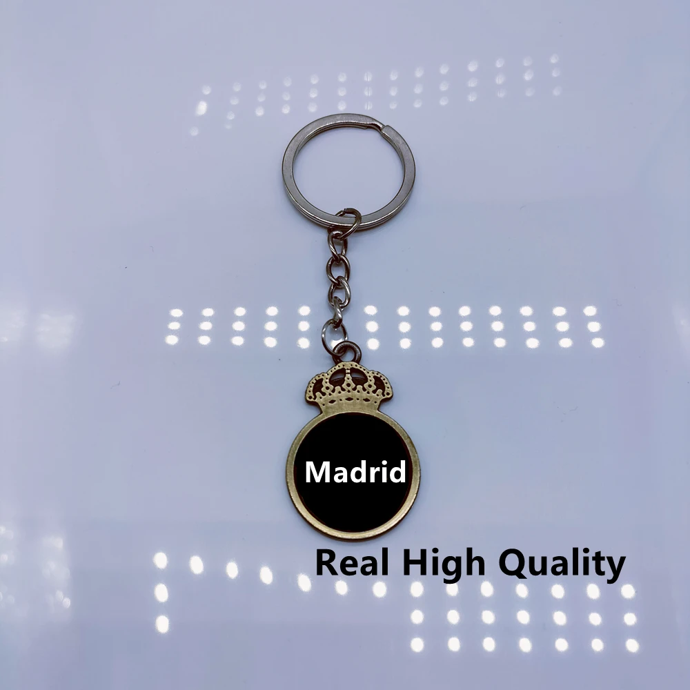 1Pcs Football Teams Craft Real High Quality DIY Ornaments Madrid Spain France Metal Plaques Europe and America Clubs Souvenir