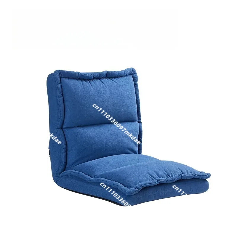Bedroom Balcony Fleece Linen Small Unit Lazy Sofa Single Back Chair Adjustable Tatami