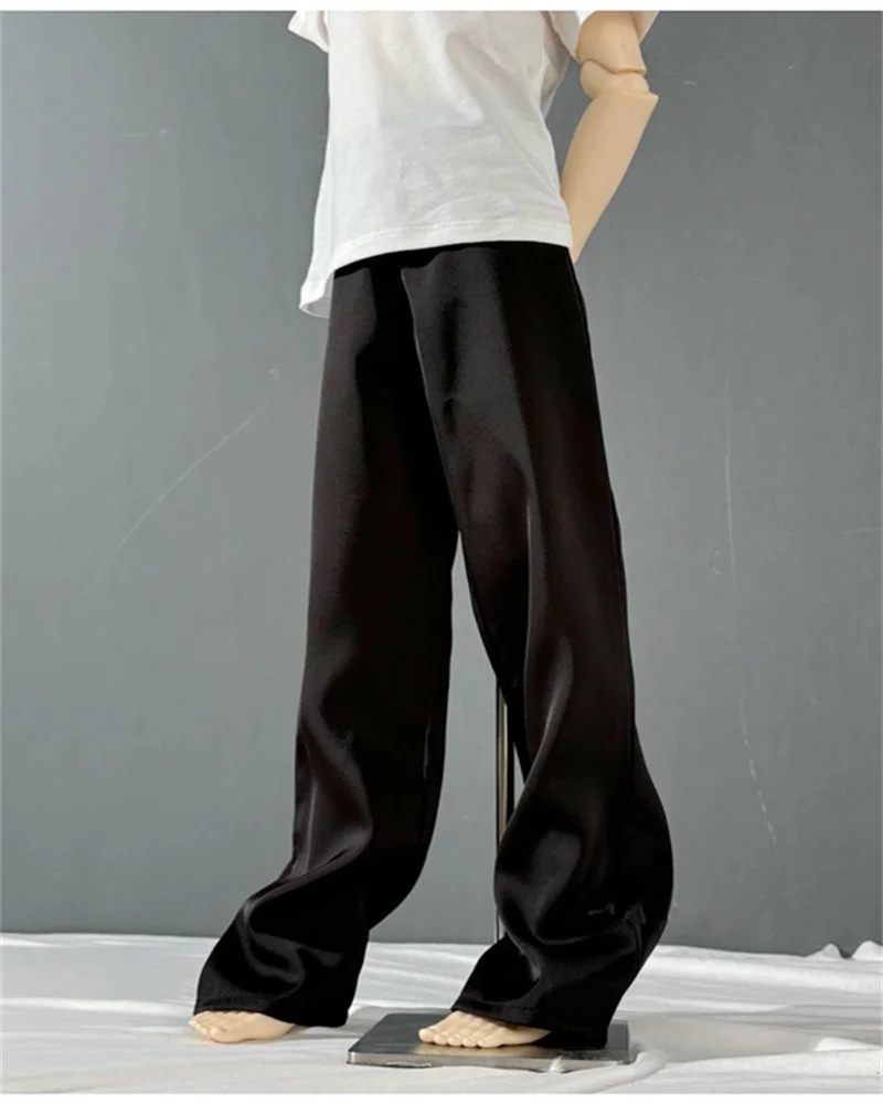 BJD = pantaloni da bambola adatti per 1/4 73 ID75 77 Zio taglia nuovi pantaloni larghi neri spessi lunghi fino al pavimento per pantaloni da uomo da indossare ogni giorno