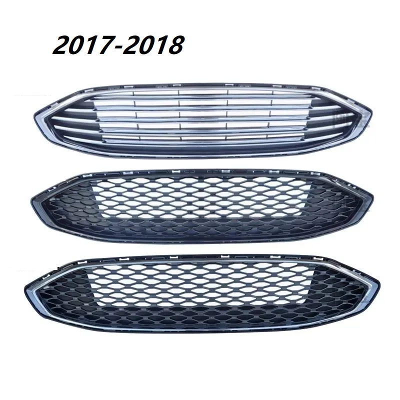 Car Mesh Grill Front Bumper Grille For Ford Mondeo 2017 2018 2019 2020 2021