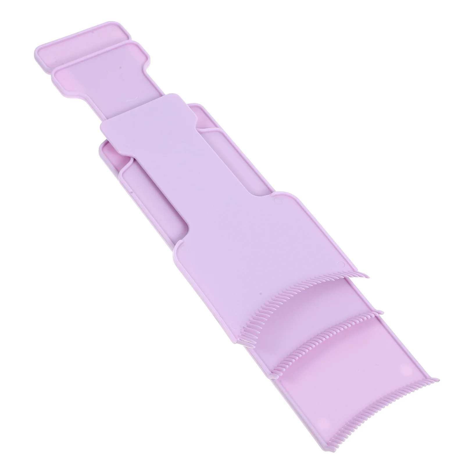 

3Pcs Highlighting Board with Teeth Hair Dyeing Coloring Plate Professional Accessory for Salon and Home Hair Dye Board